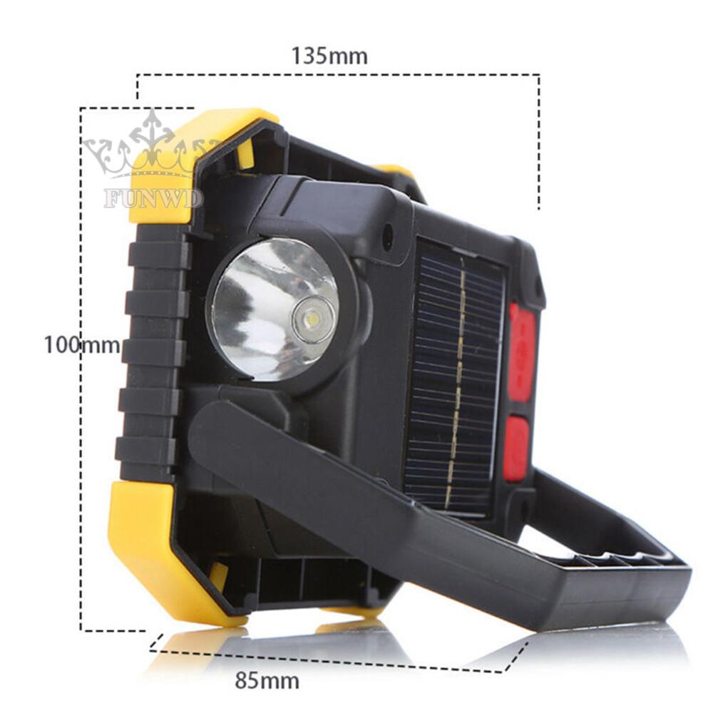 Đèn bóng led cob 50W sạc năng lượng mặt trời 2 chế độ tiện dụng