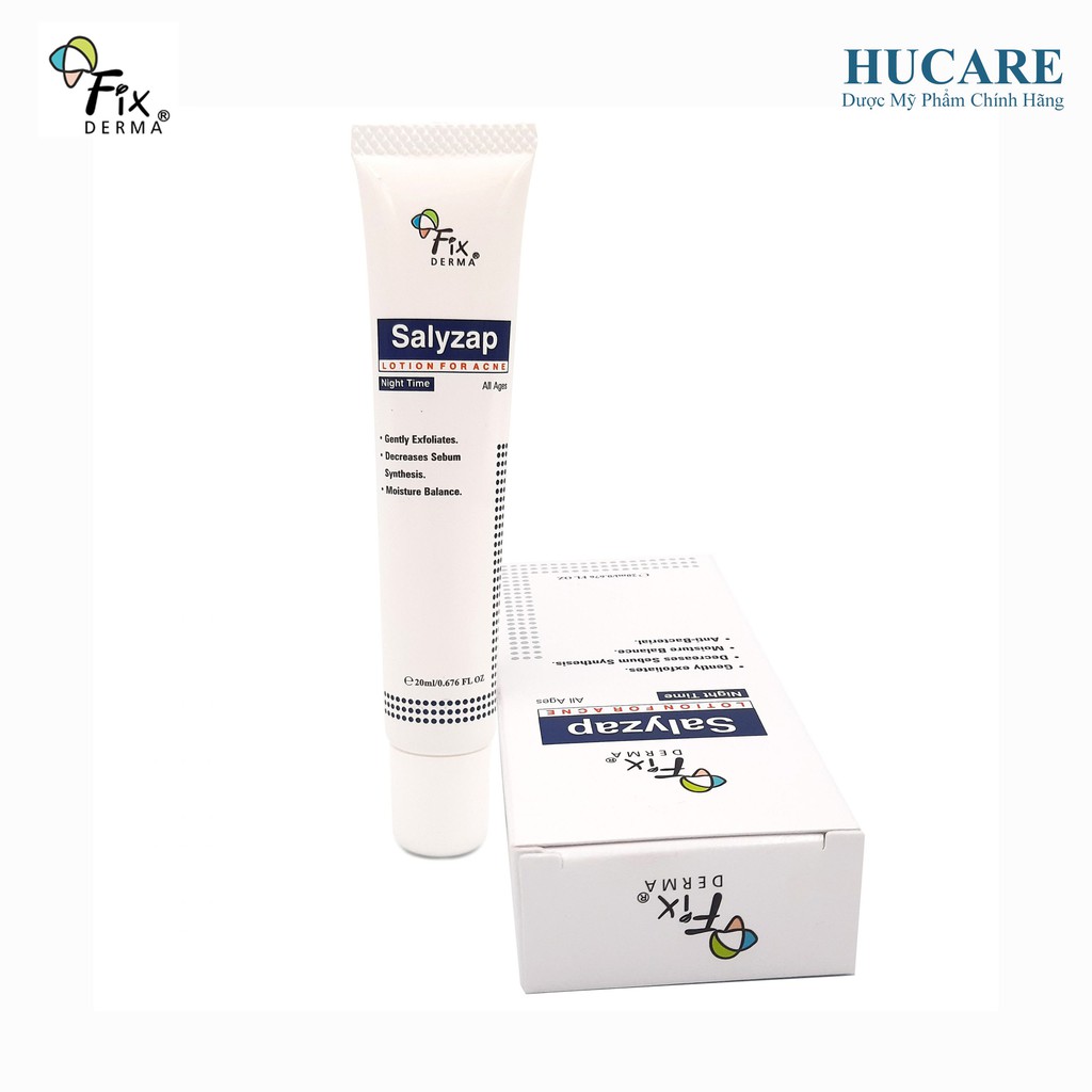 Fixderma Lotion Giảm Mụn Ban Đêm Salyzap Lotion For Acne 20g