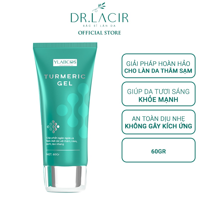 Gel Mờ Thâm Turmeric gel Dr Lacir Giảm Các Vết Thâm Do Mụn DR109