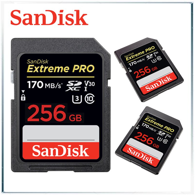 Sandisk Thẻ Nhớ 32gb 64gb 128gb 256gb 512gb 1tb Cho Máy Ảnh