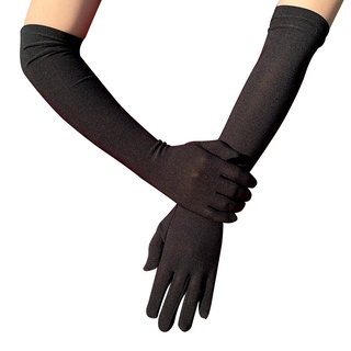 Găng Tay Lụa Sữa Co Giãn Dài 45cm Đa Ứng Dụng