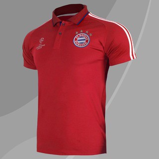 Áo polo bayern đỏ - thun cá sấu 4 chiều cao cấp