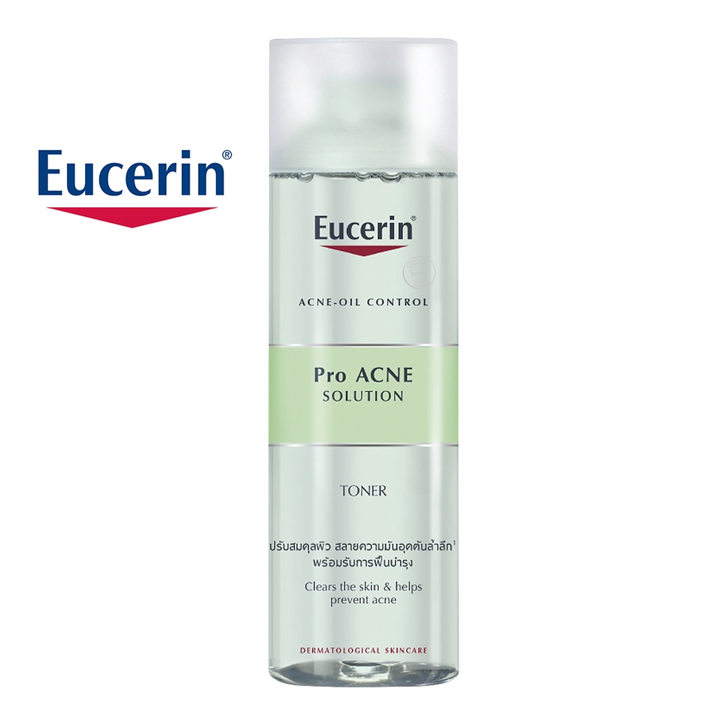 ✅[CHÍNH HÃNG] Toner Eucerin Pro Acne Solution Toner cho Da Mụn - Nước Hoa Hồng Eucerin Proacne Cân Bằng Da Dầu Mụn 200ml