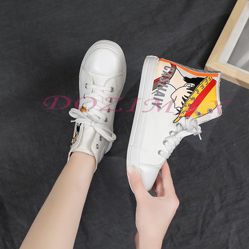 [Mã FAMINI245 giảm 10k đơn từ 20k] giày cổ cao nữ mẫu hoạt hình siêu kute -CCNR - Hàng loại đẹp -Dozimax | BigBuy360 - bigbuy360.vn