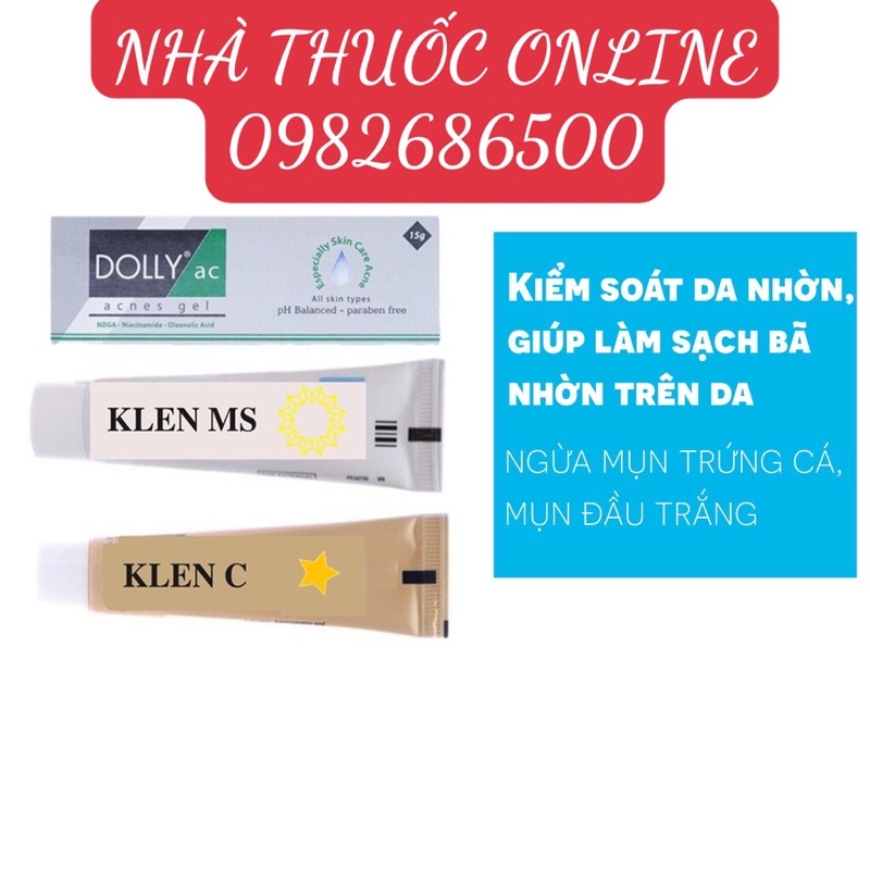 Gel mờ thâm và làm dịu da giảm mụn Dolly Ac Acnes Gel 15g