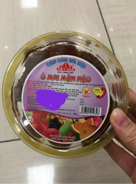 Ô mai Vietsan các loại việt san 150g