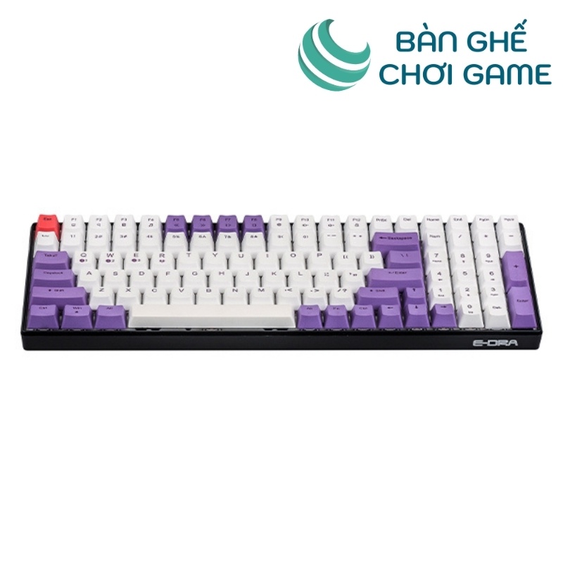 Bàn phím cơ không dây E-Dra EK396W Gateron  - Hàng chính hãng