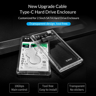 Hộp ổ cứng 2.5” Gen2 Type-C: 2139C3-G2-CR