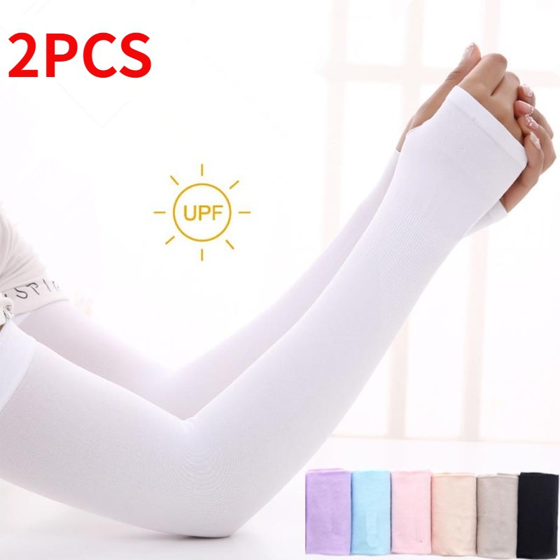 1 Đôi Găng Tay Làm Mát Chống Tia UV Cho Hoạt Động Ngoài Trời