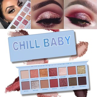 (hàng Mới Về) Bảng Phấn Mắt 14 Màu Chống Thấm Nước Cao Cấp