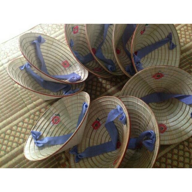 Mây tre- Nón Lá Size Nhỡ 33cm Trẻ Em Người Lớn Đều Đội Được -Tre HN