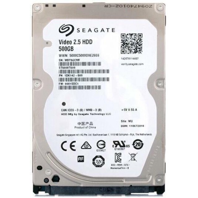 HDD Laptop Segate 500G - - Hàng mới - Slim -