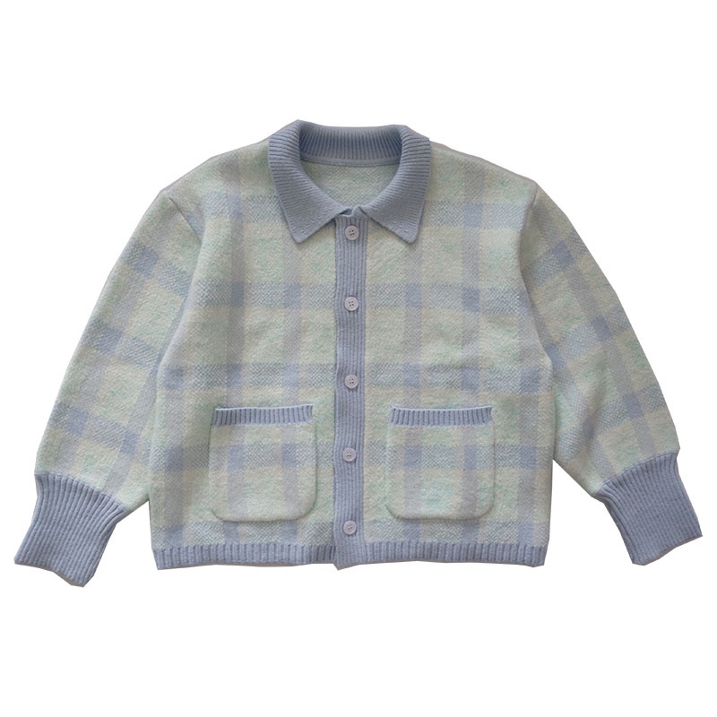 Hàng Sẵn_ Áo khoác len xanh sữa ngọt ngào