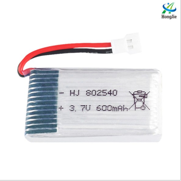 Pin 3.7v 600mah Pin sạc máy bay có mạch bảo vệ xả 25c giá sỉ