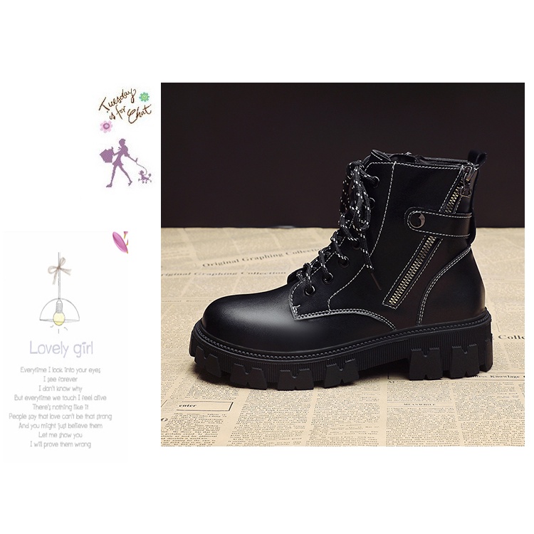 Thời Trang Giày Martin Thiết Kế Trẻ Trung Dễ Phối Đồ Cho Nữ | BigBuy360 - bigbuy360.vn