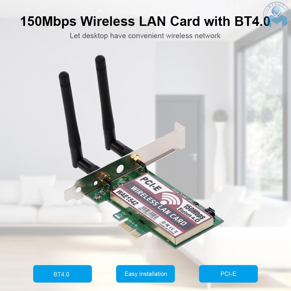 Card Mạng Lan Không Dây Wifi 150m Pci-E