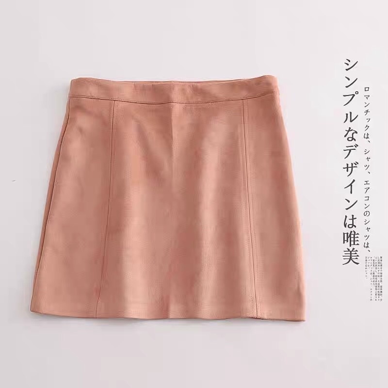 Chân váy da lộn Pull&Bear