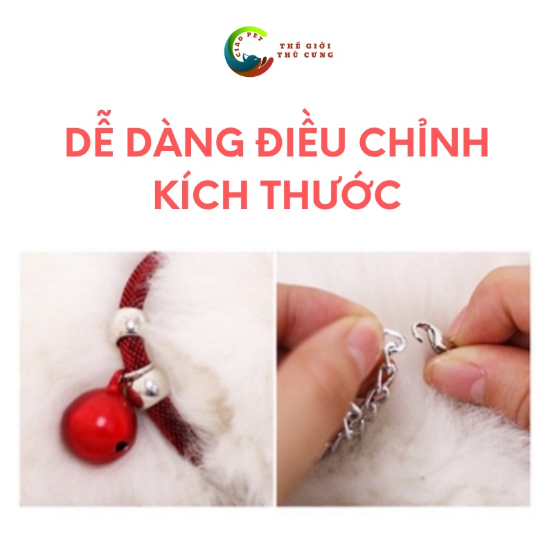 Vòng cổ chó mèo phong cách Hàn Quốc