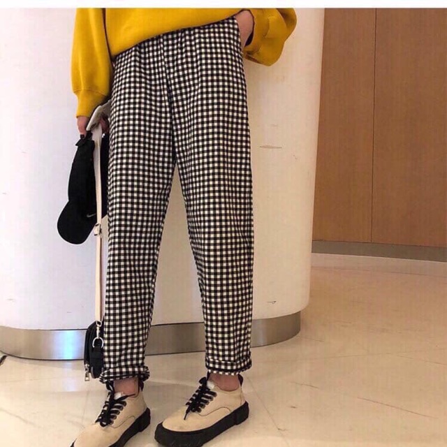 Quần kẻ baggy siêu chất (gạt xem ảnh thật)