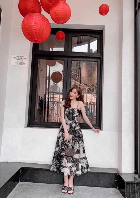 váy 2 dây nữ,đầm 2 dây nữ loang chất đũi lụa siêu mát | BigBuy360 - bigbuy360.vn