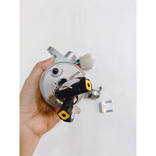 Bộ ổ khoá chìa dẹp Elizabeth 2dây 5dây hàng Vương niệm cao cấp