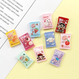 Charm hình kẹo dễ thương- sticker kẹo nhân vật hoạt hình dán điện thoại