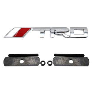 Đề Can 3D Bằng Kim Loại Kích Thước Lớn / Nhỏ Dán Trang Trí Thân Xe Hơi Toyota Vios Innova Hilux Fortuner Hiace Wigo Rush Avanza Corolla Yaris Land TRD Sport