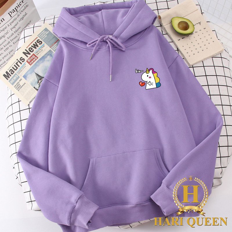 Áo hoodie ngựa búng tim HARI0121