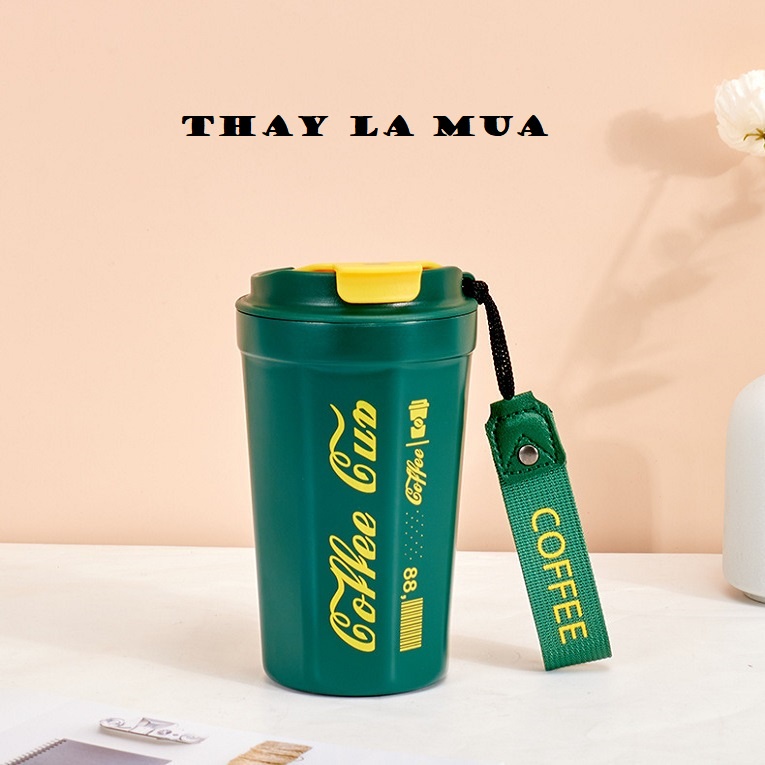 Bình Giữ Nhiệt Coffee Cun - Bình Đựng Nước Giữ Nhiệt Bằng Thép SUS304