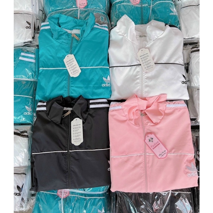 KHOÁC DÙ THÊU TAY SỌC KHÔNG NÓN