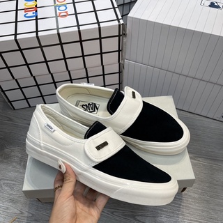 Giày vans fear of god slipon trắng đen lai au