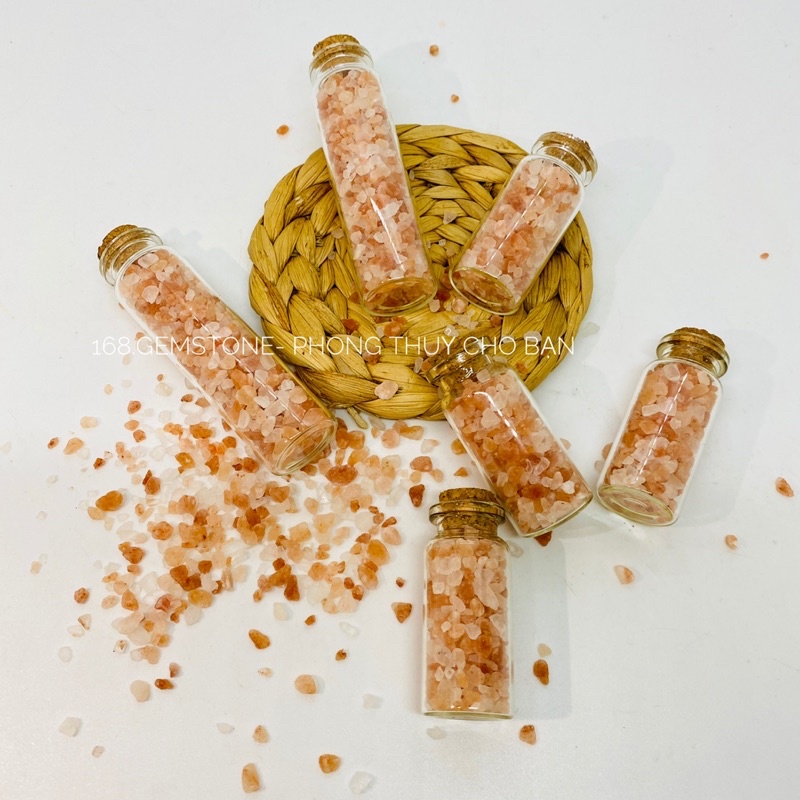 Lọ Muối Hồng HIMALAYA (Pink Salt) Thanh Tẩy Năng Lượng