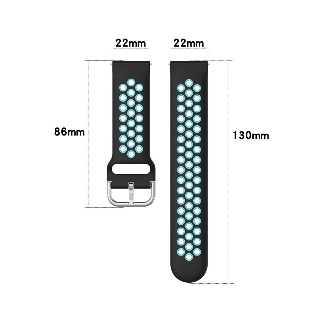 Dây đeo silicone cho đồng hồ thông minh Samsung Galaxy Watch 3 41mm 45mm Galaxy 42mm 46mm Gear S3