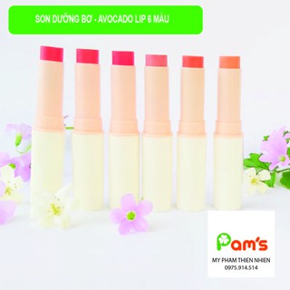 SON DƯỠNG MÔI TRÁI BƠ THIÊN NHIÊN LÀM MỀM MÔI, NGẮN NGỪA LÃO HÓA, GIẢM THÂM NHĂN MÔI CHO MÔI ĐẦY SỨC SỐNG