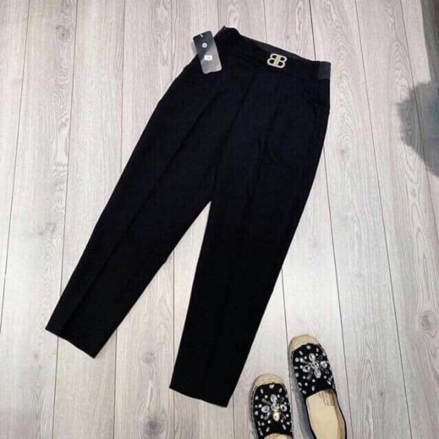 [ Mã FAMAYWA giảm 10K đơn 50K] Quần baggy lưng chun chữ B