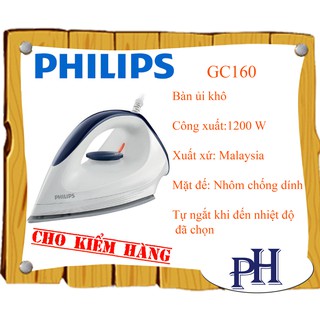 Bàn Ủi Khô Philips GC160
