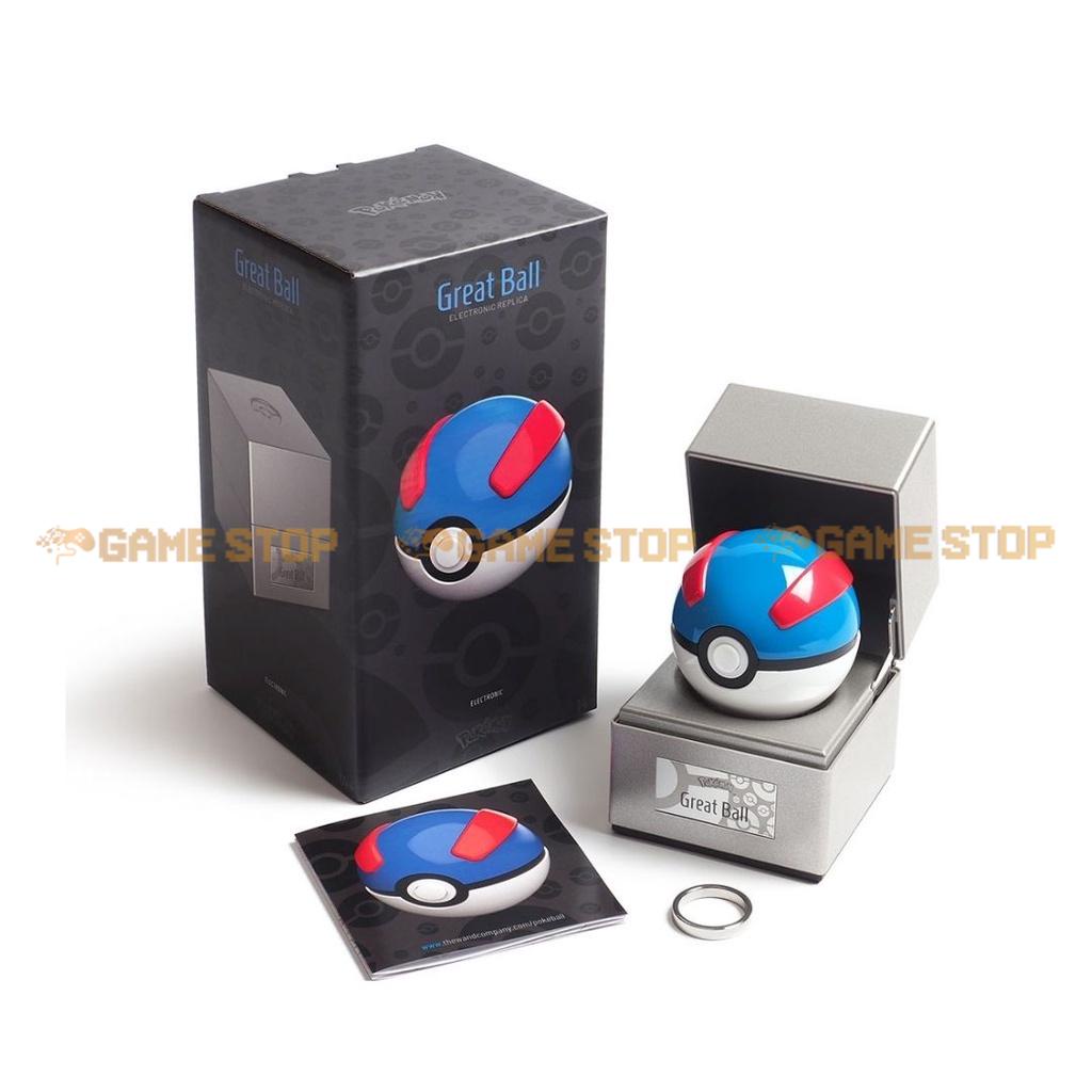 Mô hình Pokemon tĩnh Great Ball 8cm Pokemon Electronic Die Cast THE WAND COMPANY CHÍNH HÃNG MỸ POKTW01