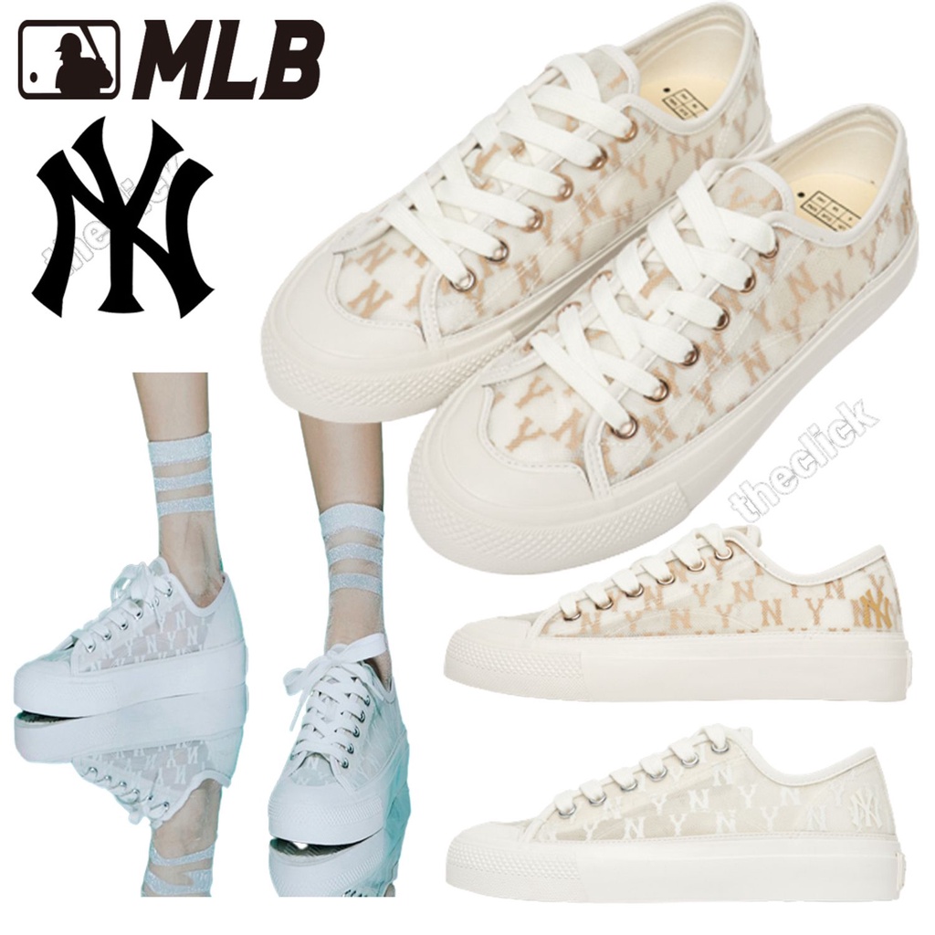 (CHÍNH HÃNG ) Giày bệt MLB monogram mesh 2022 playball cao cấp êm chân