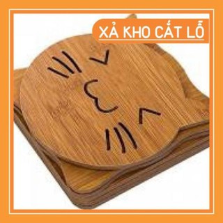 Miếng lót nồi ❣️❣️ freeship ❣️❣️ miếng lót nồi bằng gỗ nhiều hình