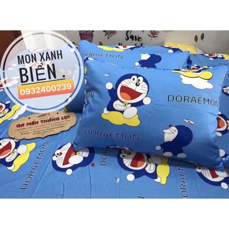 Bộ Drap Cotton cho bé Thắng Lợi 1m4x2mx15cm