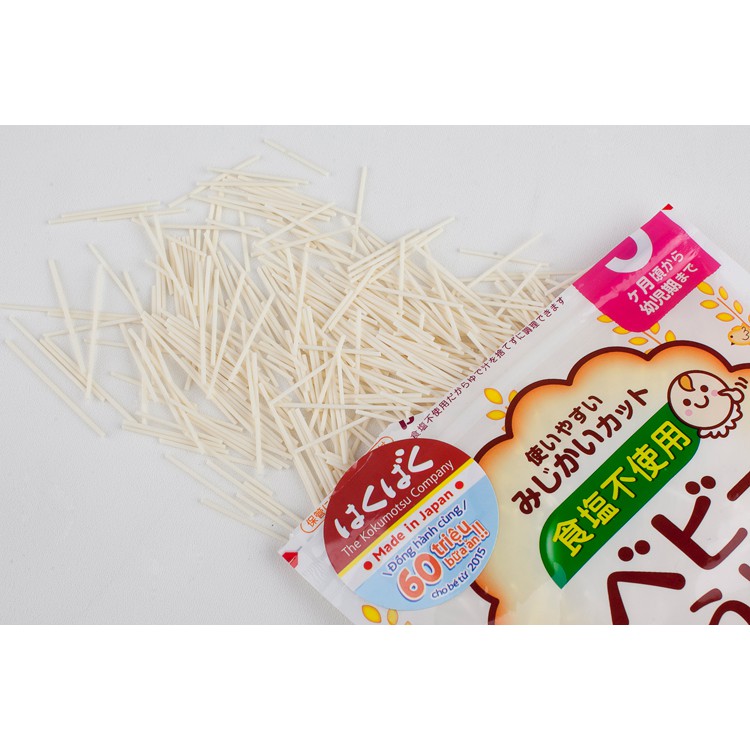 Mì Somen, Udon, Spaghetti Tách Muối Hakubaku Nhật Cho Bé Từ 5-9 Tháng Tuổi