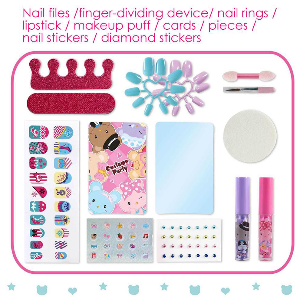 Bộ Đồ Chơi Trang Điểm An Toàn Không Độc Hại Dành Cho Bé Gái