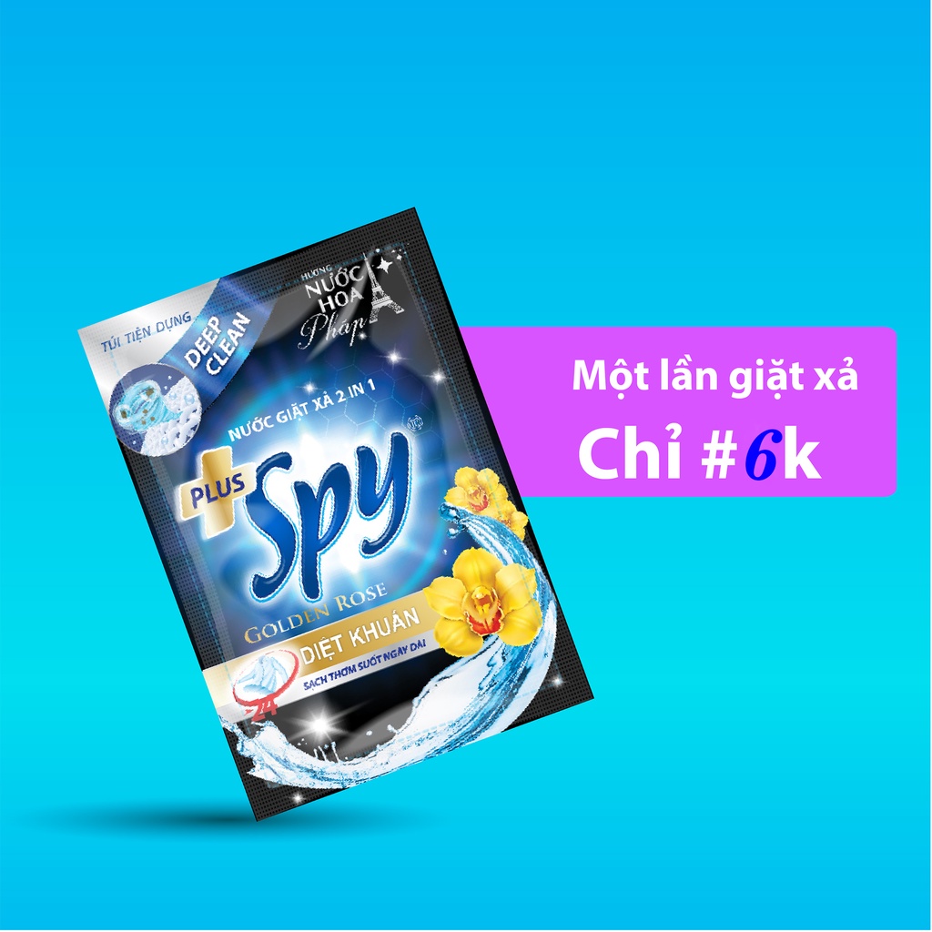 Nước giặt xả SPY Deep Clean Plus 50ml
