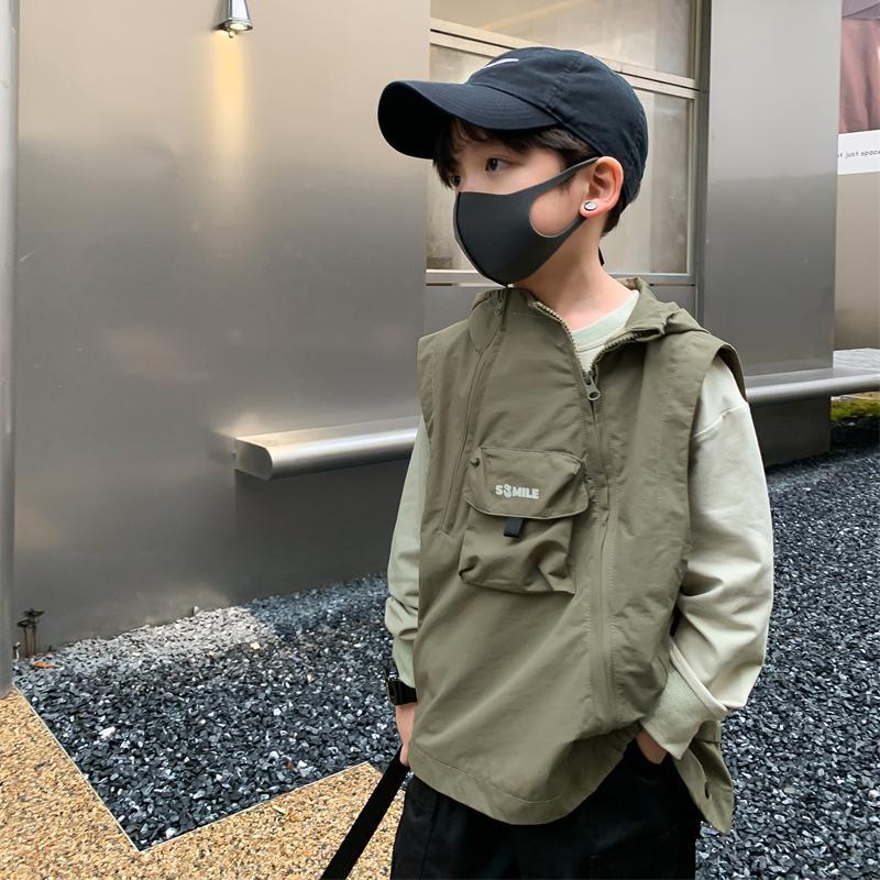 Áo Khoác Không Tay Thời Trang Mùa Xuân Thu Dành Cho Bé Trai