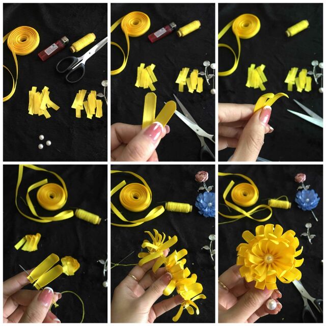 Ruy băng lụa 1cm cuộn 22 mét  - Nguyên liệu handmade, trang trí nơ, hộp quà