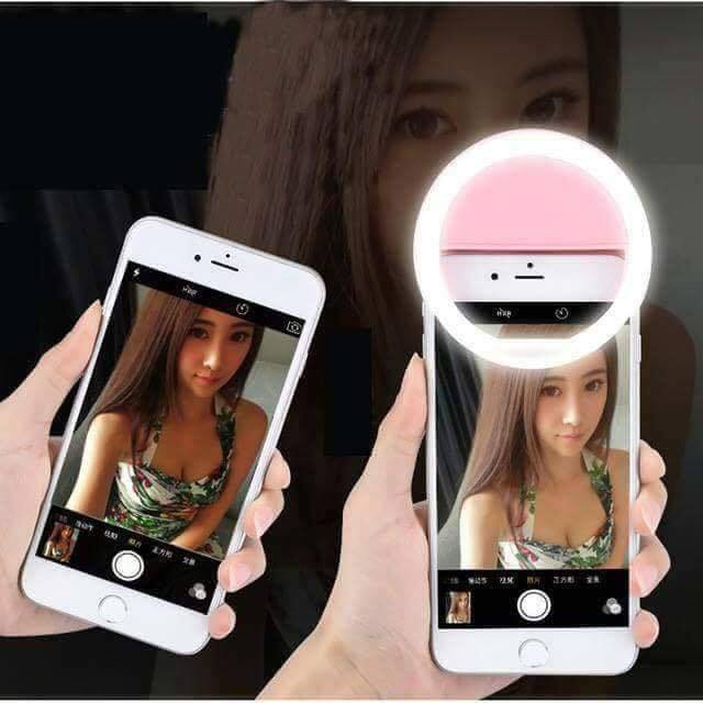 Đèn selfie Ring light cho điện thoại TẶNG KÈM DÂY SẠC  ( giao ngẫu nhiên màu )