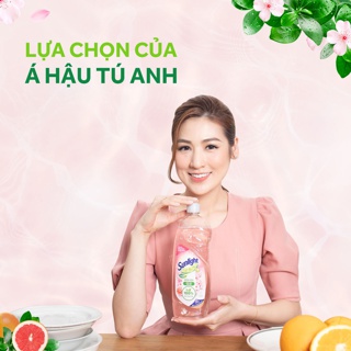 Nước rửa chén Sunlight Bưởi Tây & Hoa Anh Đào 3.6kg