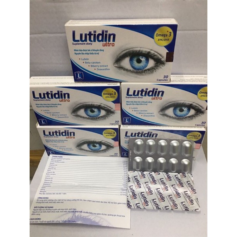Lutidin Ultra - Bổ sung dinh dưỡng cho mắt