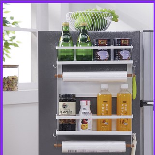 Kệ nam châm gắn tủ lạnh nhà bếp xếp gọn cao cấp JAPAN