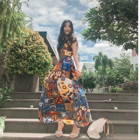 [ẢNH THẬT + VIDEO] đầm maxi dài cổ yếm họa tiết thổ cẩm đi biển (kèm mút ngực) đầm nữ dáng dài du lịch hở lưng sexy | BigBuy360 - bigbuy360.vn